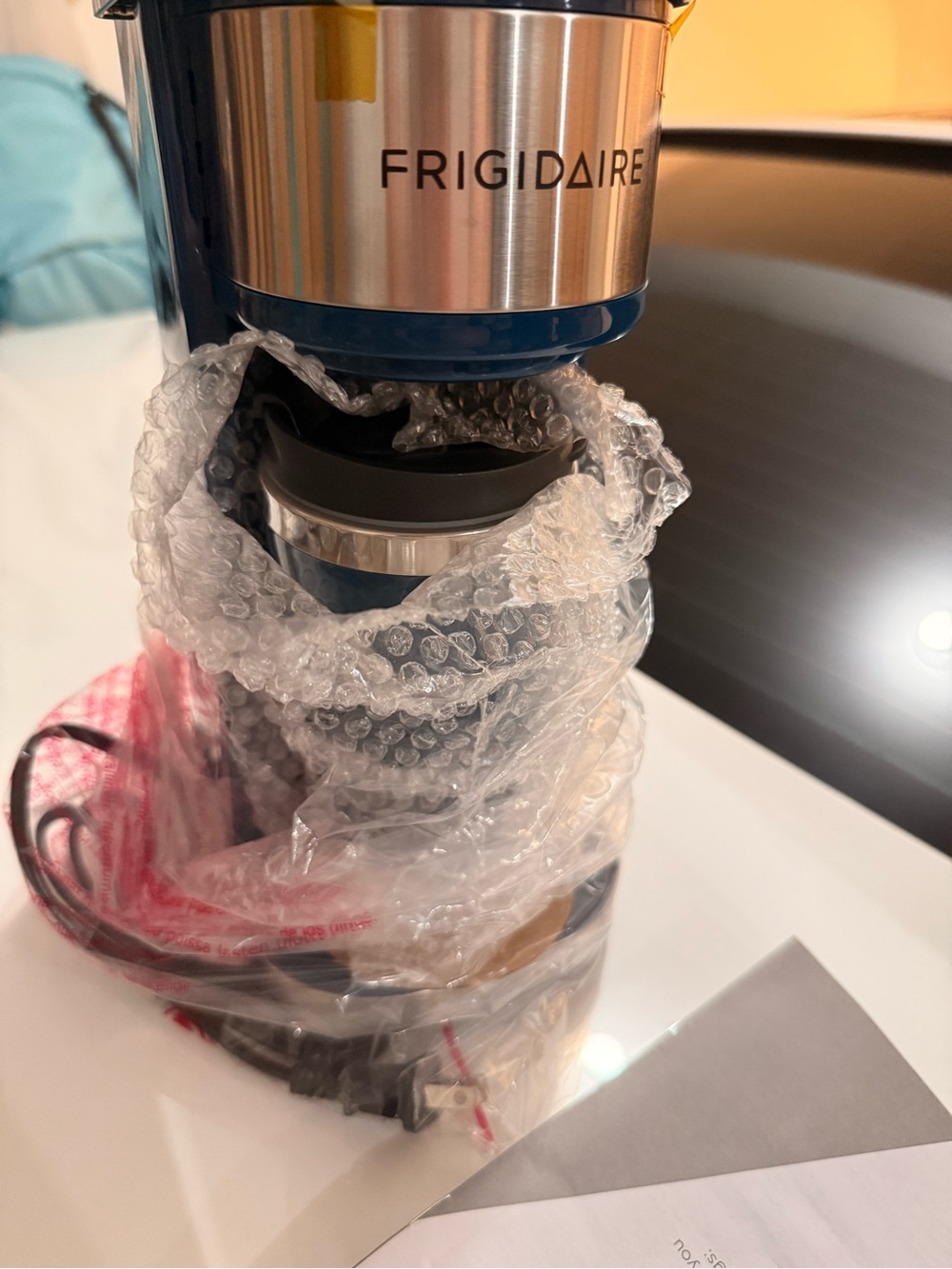 Frigidaire Stainless Steel Single Cup Coffee Maker, New